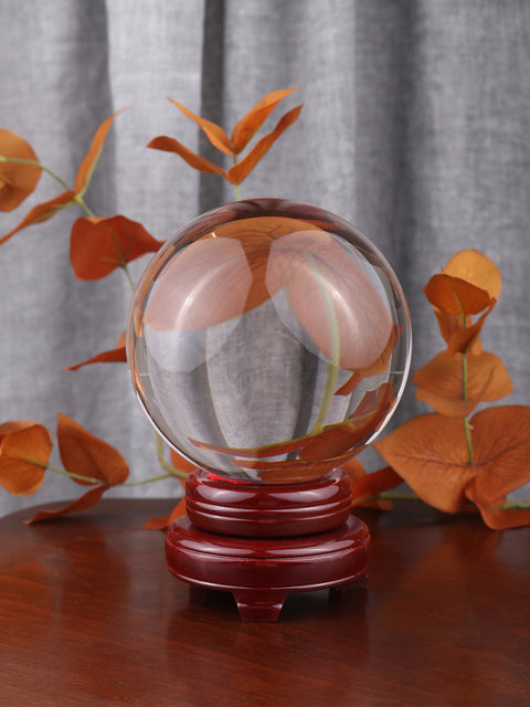 130mm crystal ball with stand