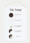 30cm Yin Yang Hanging Metal Sign | One Colour-Image 2