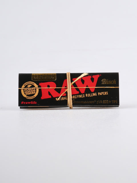 RAW Black Connoisseur 1 1/4 w Tip
