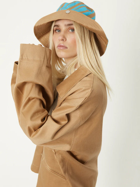 Adi - Hemp Wide Brim Bucket Hat
