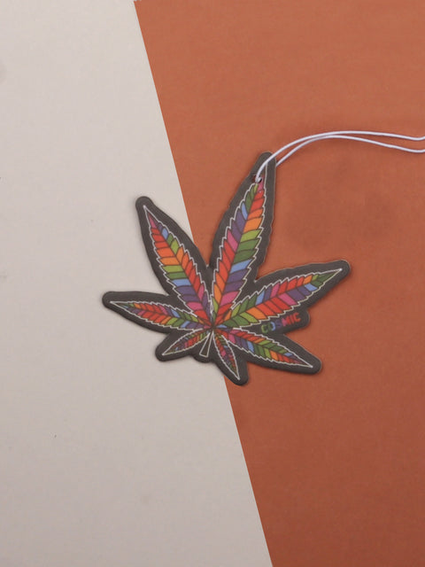 Air Freshener Rainbow Leaf