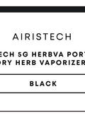 Airistech 5G Herbva Portable Vaporizer | Black-Image 1
