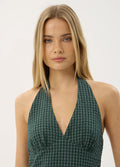 Alexa - Maxi Dress | Pine Check-Image 5