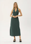 Alexa - Maxi Dress | Pine Check-Image 6