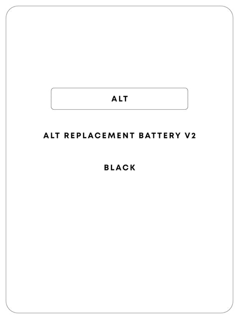 Alt Replacement Battery V2