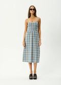 Amelie Check - Organic Midi Dress | Multi-Image 1