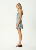 Amelie Check - Organic Mini Dress | Multi-Image 3