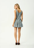 Amelie Check - Organic Mini Dress | Multi-Image 4