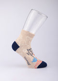 Ankle Socks - Lil' Friend Family | Beige-Image 2