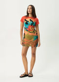 Apocalypso - Recycled Sheer Mini Dress | Multi-Image 1