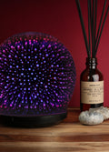 Aroma Diffuser 3D LED Mirror Ball 250ml | One Colour-Image 1