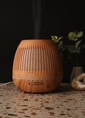 Aroma Diffuser Wood Grain Design 400ml | One Colour-Image 1