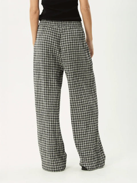 Asta - Seersucker Wide Leg Pant