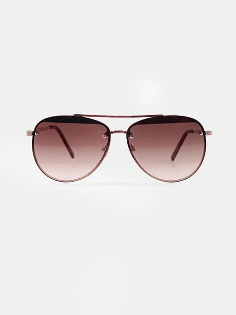 Aviator Rimless Miami Sunglasses
