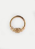 Bali Bead Hinged Ring 16G | Gold-Image 1