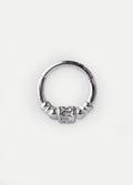 Bali Bead Hinged Ring 16G | Steel-Image 1