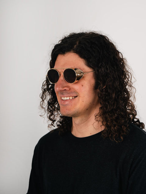 Unisex Steampunk Folding Sunglasses