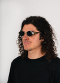 Angular Metal Festival Sunglasses | Gold/Black-Image 2