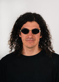 Angular Metal Festival Sunglasses | Gold/Black-Image 4