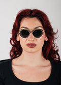 Unisex Steampunk Folding Sunglasses | Silver/Black-Image 4