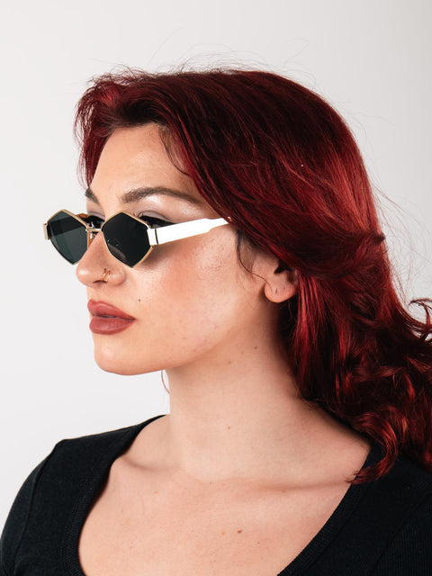 Angular Metal Festival Sunglasses