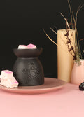 Black Pentagram Oil Burner | One Colour-Image 1