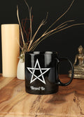 Blessed Be Pentagram Mug | One Colour-Image 1