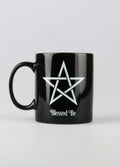Blessed Be Pentagram Mug | One Colour-Image 2