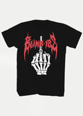 Blink 182 - Middle Finger T-Shirt | Black-Image 1