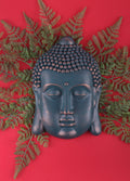 Blue Buddha Head Plaque | One Colour-Image 1