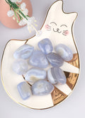 Blue Lace Agate - Tumbled | One Colour-Image 1