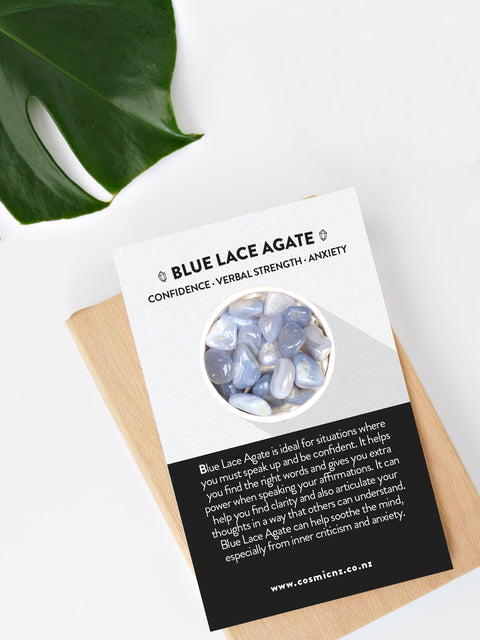 Blue Lace Agate - Tumbled