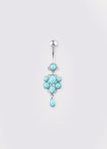 Blue Navel Barbell 14G | Turquoise-Image 1