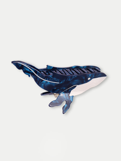 Blue Whale Eco Hair Claw