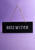 Boss Witch Wall Sign | One Colour-Image 1