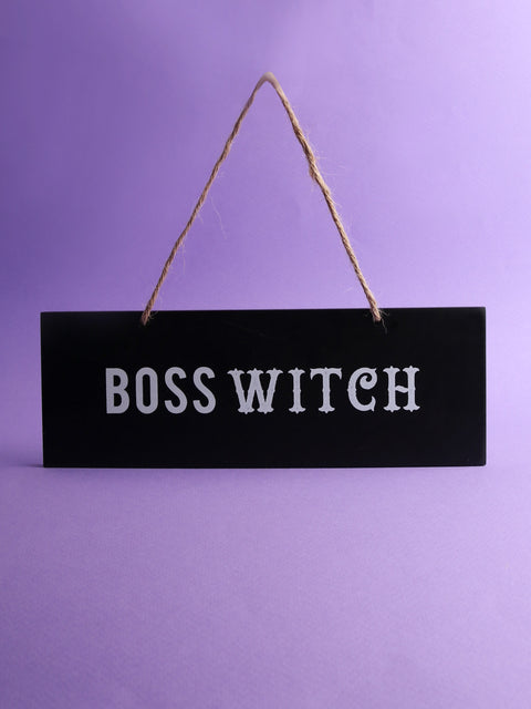 Boss Witch Wall Sign
