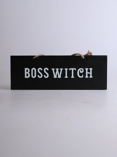 Boss Witch Wall Sign