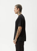 Break Through - Hemp Boxy T-Shirt | Black-Image 2