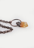 Bronze Ring Pendant | Citrine-Image 3