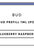 Bud Prefill 7mL 2pc | Blueberry & Raspberry-Image 1