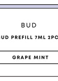 Bud Prefill 7mL 2pc | Grape Mint-Image 1
