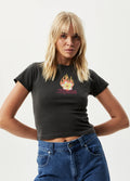 Burning - Organic Recycled Baby T-shirt | Stone Black-Image 5