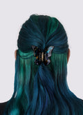 Butterfly Eco Hair Claw | Blue Mosaic-Image 2
