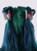 Butterfly Eco Hair Claw | Cosmic Rainbow-Image 2