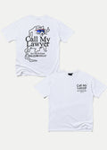 Call My Lawyer T-Shirt | White-Image 1
