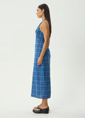 Camden - Hemp Seersucker Maxi Dress | Marina Check-Image 3
