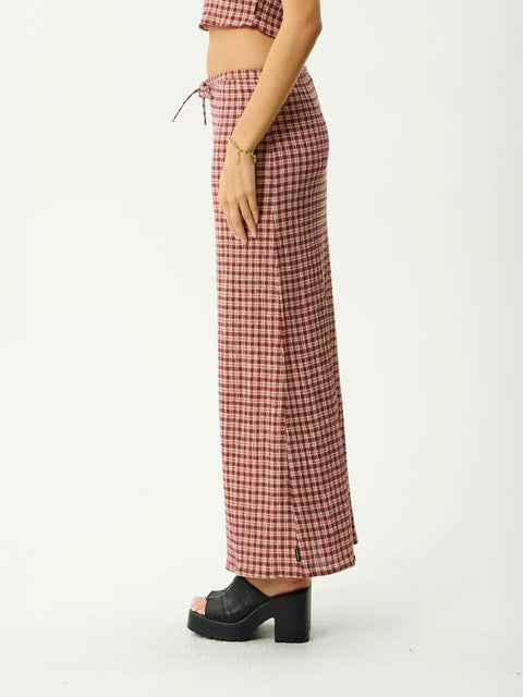 Capricorn - Hemp Seersucker Maxi Skirt
