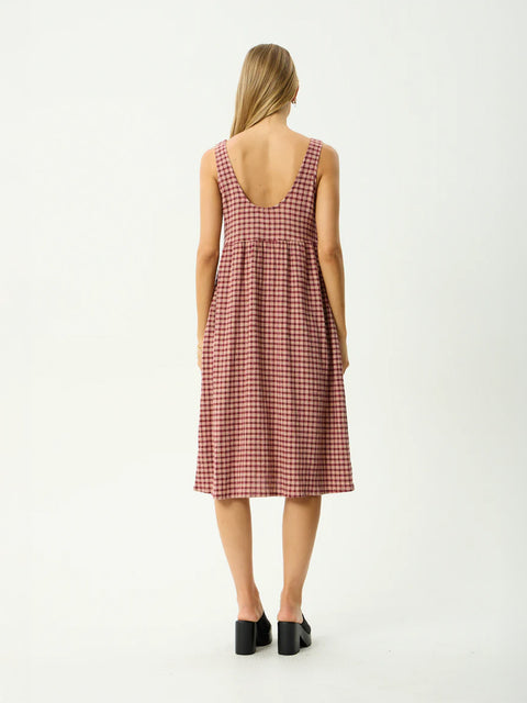 Capricorn - Hemp Seersucker Midi Dress
