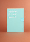 Card - 21 Today | One Colour-Image 1