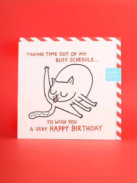 Card - Busy Schedule
